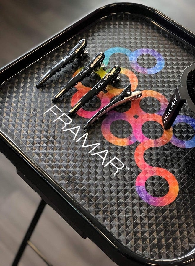 Framar Black Hair Clips Metal - Professional Hair Clip For Styling, Hair Clips For Women Styling, Metal Clips For Hair, Extra Strong With No Slip - 4 Pack - Image 5